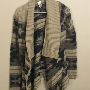 Aztec mocha cardigan